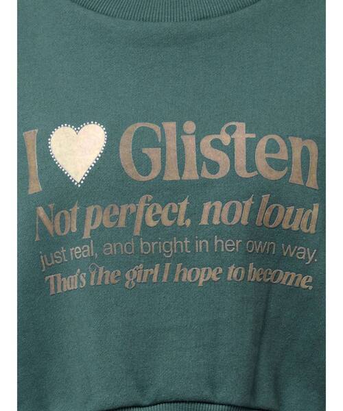 EVRIS（エヴリス）の「【裏起毛】グラフィックショートスウェット（スウェット・レディース・グリーン/グレー/ブラック・FREE）」の17枚目の写真