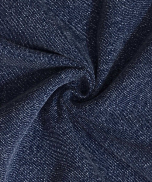 Mark Gonzales(マーク・ゴンザレス)の「MARK GONZALES ARTWORK COLLECTION/マークゴンザレス 別注 オーバーサイズ ワンポイント刺繍 衿コーデュロイ デニムカバーオール デニムジャケット ブルゾン(カバーオール・メンズ・ブラック/アイボリー/ブルー・XL/L/M)」の20枚目の写真