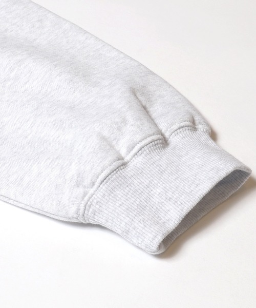 coca（coca）（コカ）の「ヘビーウェイト裏起毛ビンテージ加工無地スウェット（スウェット・レディース・ブラック/ライトベージュ/ライトピンク/ライトグレー・L/M/S/XL）」の12枚目の写真