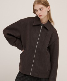 EMMA CLOTHES | テックメルトンジップアップCPOジャケット(その他アウター)