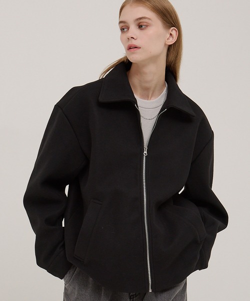 EMMA CLOTHES（エマクローズ）の「テックメルトンジップアップCPOジャケット（その他アウター・メンズ・ダークブラウン/ブラック/チャコール/ダークネイビー・S/L/M）」の10枚目の写真