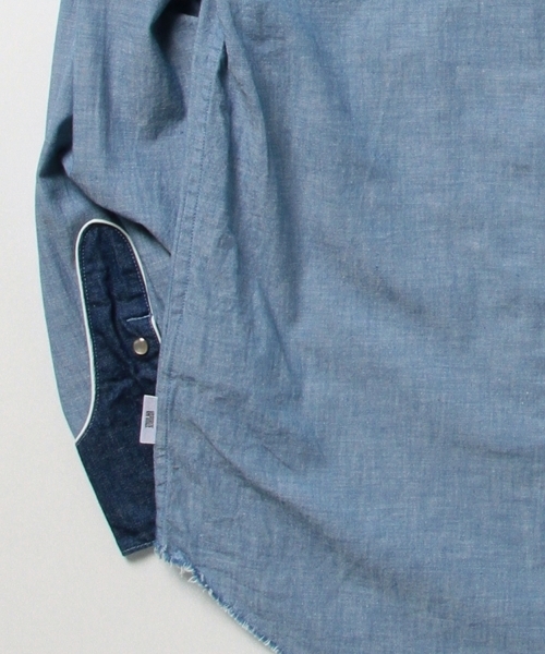 BEAMS(ビームス)の「◇VAPORIZE / シャンブレー ウエスタンシャツ(シャツ/ブラウス・メンズ・ブラック/ライトブルー・MEDIUM/SMALL/LARGE)」の15枚目の写真