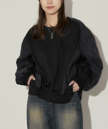 H.TOKYO（エイチトウキョウ）の「キルティング切り替えクルースウェット（スウェット）」