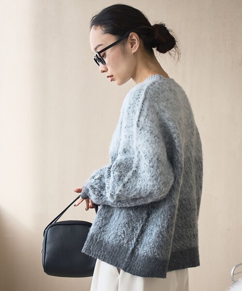 PENNEYS(ぺニーズ)の「【PENNEYS(ぺニーズ)別注】 グラデ起毛シャギーニット(ニット/セーター・レディース・オレンジ/グレー/ライトブルー・FREE)」の12枚目の写真