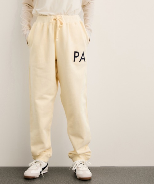 le cercle ADAM ET ROPE'(ルセルクルアダムエロペ)の「【Regency works(リージェンシーワークス)】PARIS SWEAT PANTS(その他パンツ・レディース・ブラック系その他/ホワイト系その他2・FREE)」の2枚目の写真