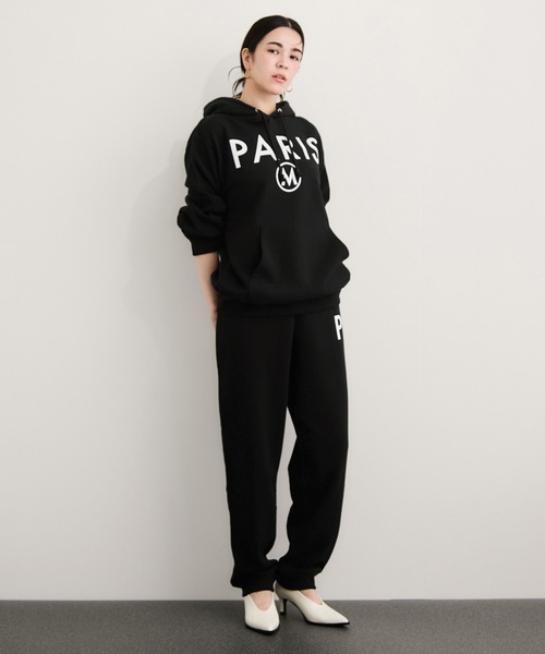 le cercle ADAM ET ROPE'(ルセルクルアダムエロペ)の「【Regency works(リージェンシーワークス)】PARIS SWEAT PANTS(その他パンツ・レディース・ブラック系その他/ホワイト系その他2・FREE)」の5枚目の写真
