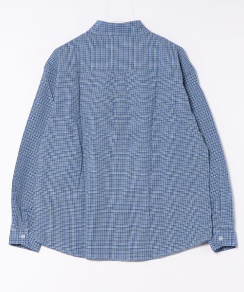 MASHIRO（マシロ）の「【MASHIRO】ブルーチェックシャツ ルーズシルエット（25MA/EKW124）（シャツ/ブラウス・レディース・ブルー・FREE）」の10枚目の写真