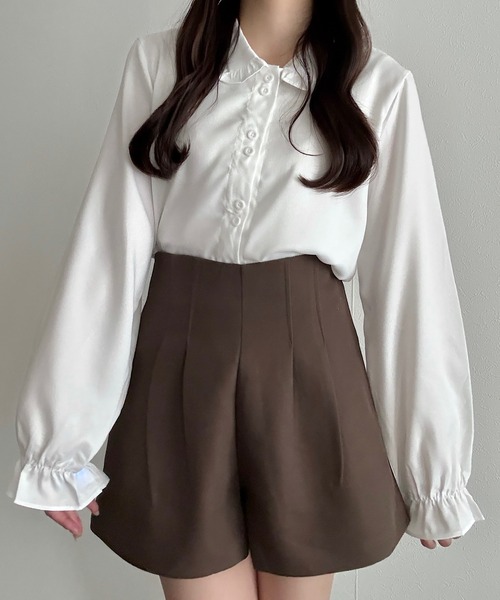 Cham.(チャム)の「丸襟ブラウス(シャツ/ブラウス・レディース・ホワイト・F)」の10枚目の写真