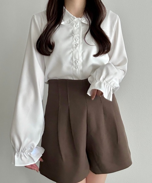 Cham.(チャム)の「丸襟ブラウス(シャツ/ブラウス・レディース・ホワイト・F)」の11枚目の写真