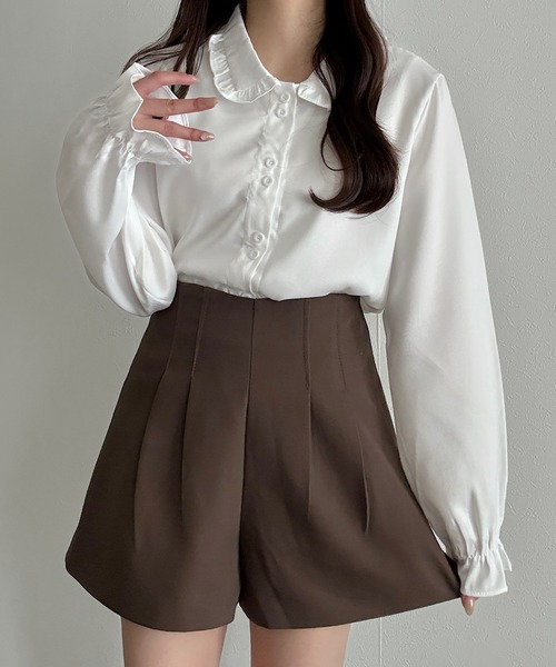 Cham.(チャム)の「丸襟ブラウス(シャツ/ブラウス・レディース・ホワイト・F)」の13枚目の写真
