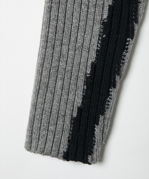 leinwande（ラインヴァンド）の「Landscape Intarsia Knit Top（ニット/セーター・レディース・ホワイト/ブラウン/ブラック・ONE SIZE）」の11枚目の写真