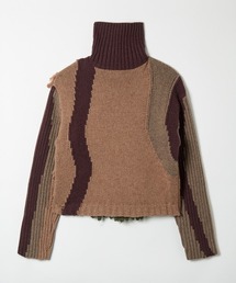 leinwande（ラインヴァンド）の「Landscape Intarsia Knit Top（ニット