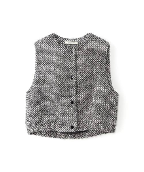 CAST:(キャストコロン)の「【CAST COLON】ツィードベスト(ベスト・レディース・ブラック・S/M)」の15枚目の写真