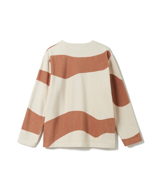 SEAGREEN（シーグリーン）の「SEAGREEN(シーグリーン) WAVE PILE CARDIGAN（カーディガン/ボレロ・メンズ・ブラウン・3）」の2枚目の写真
