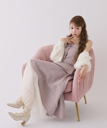 one after another NICE CLAUP(ワンアフターアナザーナイスクラップ)の【LouLoumei】ツイードセットアップ(アンサンブル)