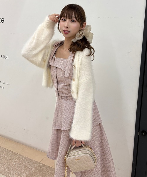 LouLoumei】ツイードセットアップ（アンサンブル）｜one after another