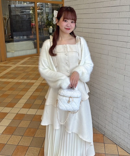 セール】【LouLoumei】ツイードセットアップ（ワンピース）｜one after