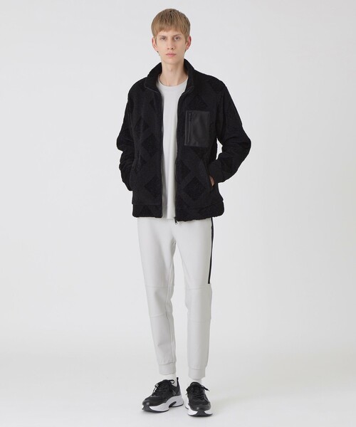 セール】【BLACK lab.】シャドーチェックボアブルゾン（ブルゾン