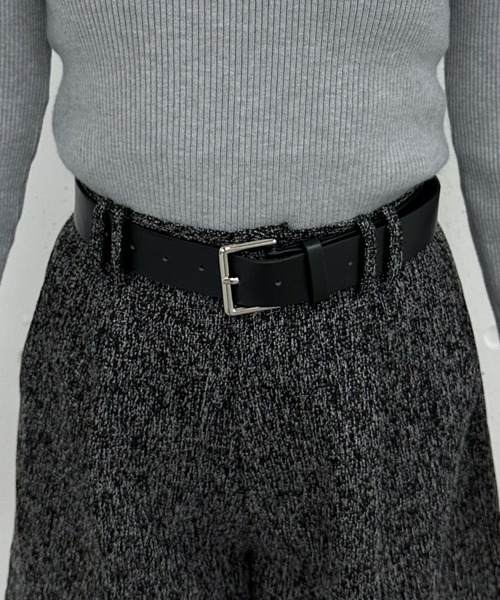archives（アルシーヴ）の「ベルト付ツイードショートパンツ（その他パンツ・レディース・チャコールグレー/ブラック・MEDIUM）」の15枚目の写真