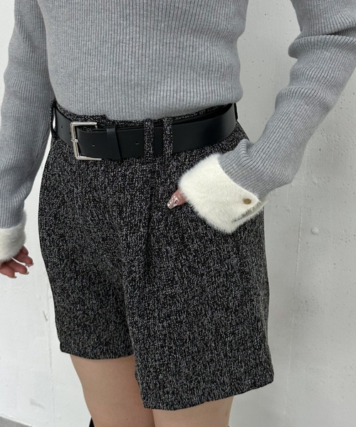 セール】ベルト付ツイードショートパンツ（その他パンツ）｜archives