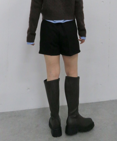 archives（アルシーヴ）の「ベルト付ツイードショートパンツ（その他パンツ・レディース・チャコールグレー/ブラック・MEDIUM）」の22枚目の写真