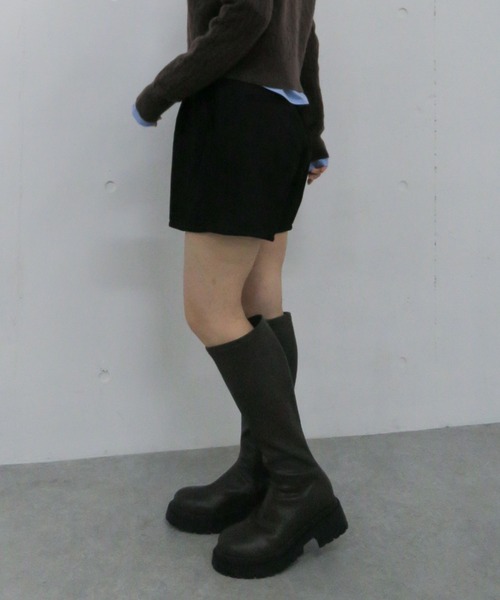 archives（アルシーヴ）の「ベルト付ツイードショートパンツ（その他パンツ・レディース・チャコールグレー/ブラック・MEDIUM）」の21枚目の写真