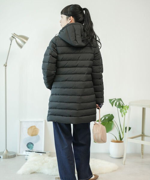 FREAK'S STORE(フリークスストア)の「PYRENEX/ピレネックス SPOUTNIC LONG SOFT 2 / スプートニックロングソフト2 / HWU063(ダウンジャケット/コート・レディース・ブラック/ネイビー・36/38/40)」の7枚目の写真