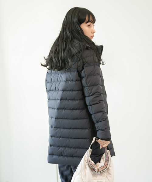 FREAK'S STORE(フリークスストア)の「PYRENEX/ピレネックス SPOUTNIC LONG SOFT 2 / スプートニックロングソフト2 / HWU063(ダウンジャケット/コート・レディース・ブラック/ネイビー・36/38/40)」の10枚目の写真