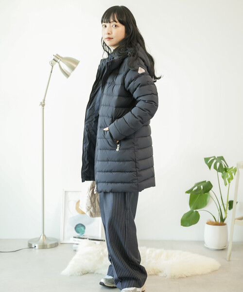 FREAK'S STORE(フリークスストア)の「PYRENEX/ピレネックス SPOUTNIC LONG SOFT 2 / スプートニックロングソフト2 / HWU063(ダウンジャケット/コート・レディース・ブラック/ネイビー・36/38/40)」の12枚目の写真
