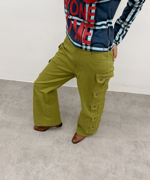 Oriens JOURNAL STANDARD(オリエンス ジャーナルスタンダード)の「ポケットデザインパンツ(その他パンツ・レディース・ベージュ/ライトグリーン・36/38)」の3枚目の写真