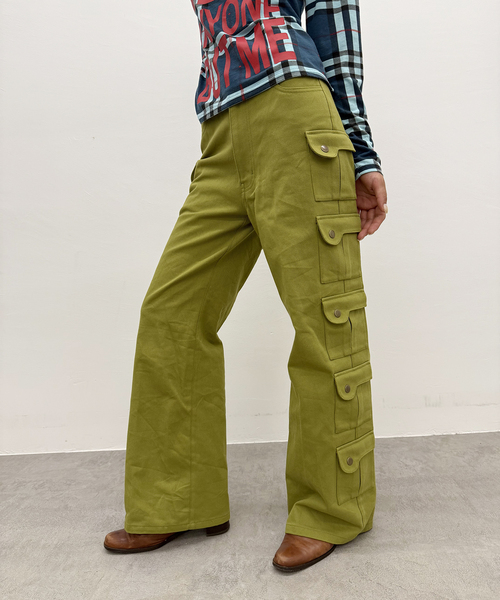 Oriens JOURNAL STANDARD(オリエンス ジャーナルスタンダード)の「ポケットデザインパンツ(その他パンツ・レディース・ベージュ/ライトグリーン・36/38)」の5枚目の写真