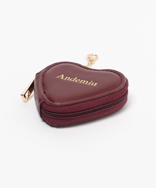 Andemiu(アンデミュウ)の「ハート&パールチャーム610578(チャーム・レディース・ブラック/ボルドー・FREE)」の6枚目の写真