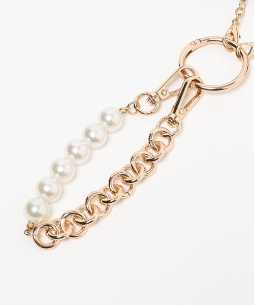 Andemiu(アンデミュウ)の「ハート&パールチャーム610578(チャーム・レディース・ブラック/ボルドー・FREE)」の8枚目の写真