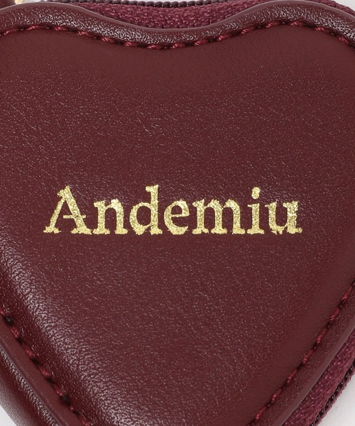 Andemiu(アンデミュウ)の「ハート&パールチャーム610578(チャーム・レディース・ブラック/ボルドー・FREE)」の10枚目の写真