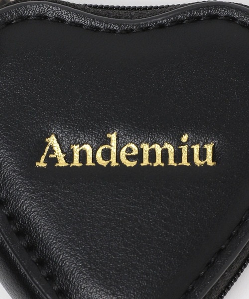 Andemiu(アンデミュウ)の「ハート&パールチャーム610578(チャーム・レディース・ブラック/ボルドー・FREE)」の3枚目の写真