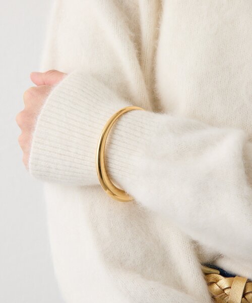 RIVE DROITE（リヴドロワ）の「【R.good（アールドットグッド）】インパクトサークルバングル（バングル/リストバンド・レディース・シルバー/ゴールド・FREE）」の6枚目の写真