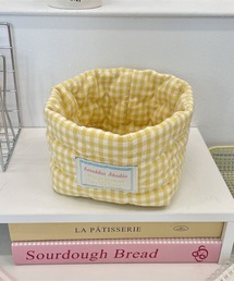 aimoha（アイモハ）の「キルティングスモールバスケット（収納グッズ）」