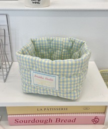 aimoha（アイモハ）の「キルティングスモールバスケット（収納グッズ）」