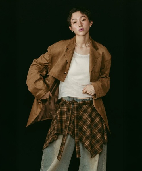 Knuth Marf custom dad jacket ブラウン S Knuth Marf（クヌースマーフ）の「custom dad jacket (unisex)（その他
