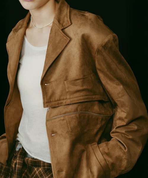 Knuth Marf custom dad jacket ブラウン S Knuth Marf（クヌースマーフ）の「custom dad jacket (unisex)（その他