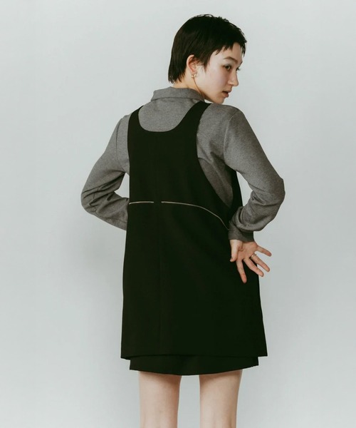 Knuth Marf(クヌースマーフ)の「custom dad jacket(テーラードジャケット・レディース・ブラック/ベージュ・S)」の15枚目の写真