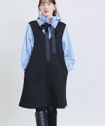 PICCIN | ダンボールショートジャンパースカート(ジャンパースカート)