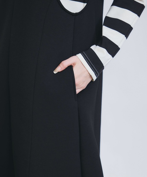 PICCIN（ピッチン）の「ダンボールショートジャンパースカート（ジャンパースカート・レディース・ブラック・M）」の11枚目の写真