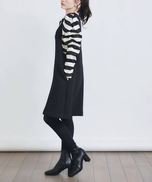 PICCIN（ピッチン）の「ダンボールショートジャンパースカート（ジャンパースカート・レディース・ブラック・M）」の19枚目の写真