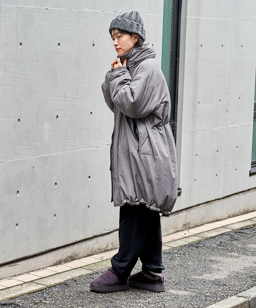 FREAK'S STORE（フリークスストア）の「PRIMALOFT モンスターパーカー ロング/プリマロフト（ダウンジャケット/コート・レディース・その他/オリーブ/ブラック/ブラウン・MEDIUM/SMALL）」の9枚目の写真