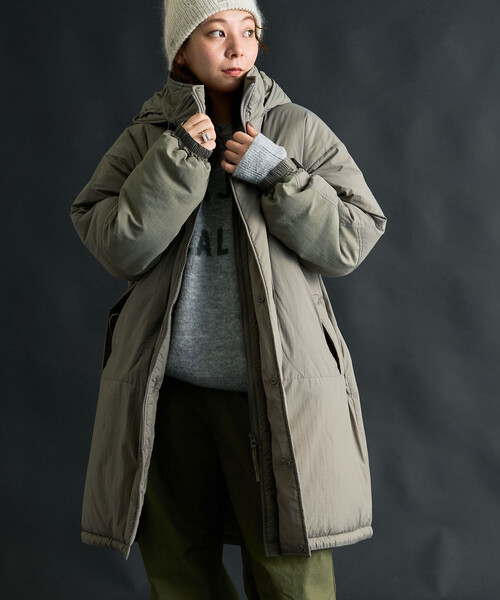 FREAK'S STORE（フリークスストア）の「PRIMALOFT モンスターパーカー ロング/プリマロフト（ダウンジャケット/コート・レディース・その他/オリーブ/ブラック/ブラウン・MEDIUM/SMALL）」の19枚目の写真