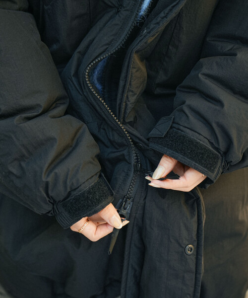 FREAK'S STORE(フリークスストア)の「PRIMALOFT モンスターパーカー ロング/プリマロフト(ダウンジャケット/コート・レディース・その他/オリーブ/ブラック/ブラウン・MEDIUM/SMALL)」の22枚目の写真