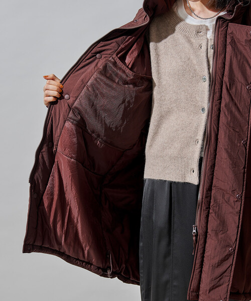 FREAK'S STORE(フリークスストア)の「PRIMALOFT モンスターパーカー ロング/プリマロフト(ダウンジャケット/コート・レディース・その他/オリーブ/ブラック/ブラウン・MEDIUM/SMALL)」の17枚目の写真
