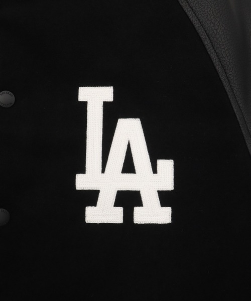 NEW ERA(ニューエラ)の「ニューエラ スタジャン ヴァーシティジャケット MLB(スタジャン・メンズ・ネイビー/ブラック・S/M/L/XL/XXL)」の7枚目の写真
