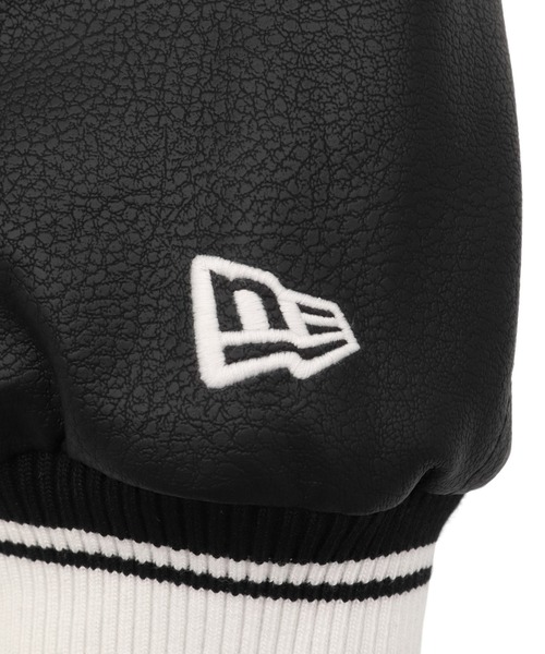 NEW ERA(ニューエラ)の「ニューエラ スタジャン ヴァーシティジャケット MLB(スタジャン・メンズ・ネイビー/ブラック・S/M/L/XL/XXL)」の9枚目の写真